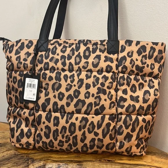 🆕DKNY Torie Leopard Print Tote NWT - Picture 3 of 9
